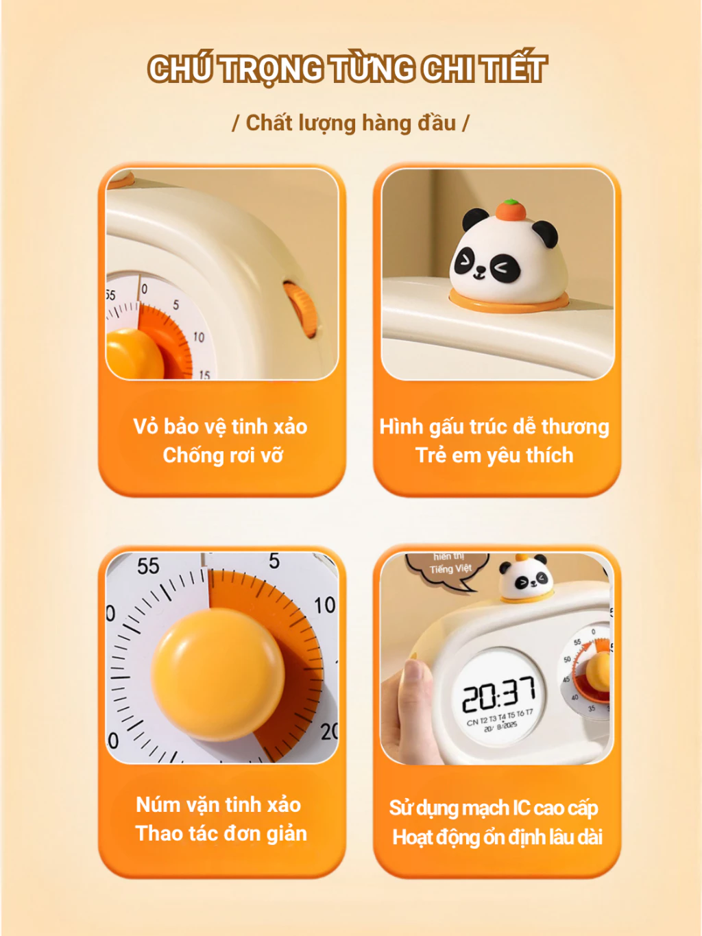 Đồng Hồ Hẹn Giờ Thông Minh DODUPO Cho Bé Quản Lý Thời Gian - Image 2