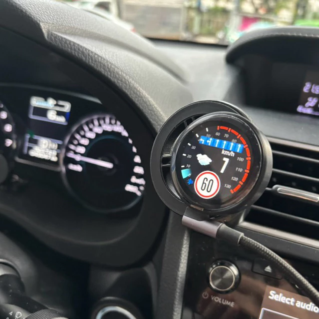 HUD MINI V2 - Màn Hình Hiển Thị Kính Lái Cảnh Báo Giao Thông - Image 3