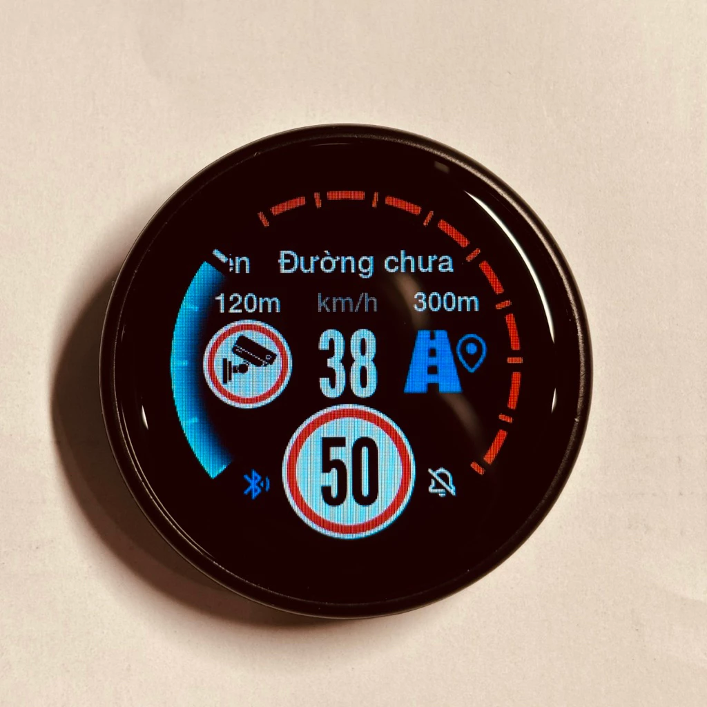 HUD MINI V2 - Màn Hình Hiển Thị Kính Lái Cảnh Báo Giao Thông - Image 2