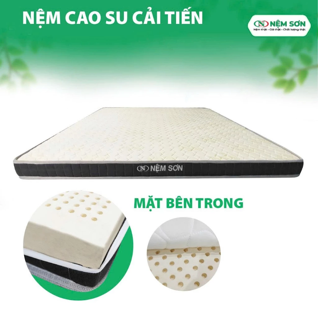 Nệm Cao Su Thiên Nhiên Nệm Sơn 10cm: Êm Ái & Nâng Đỡ Vượt Trội - Image 3
