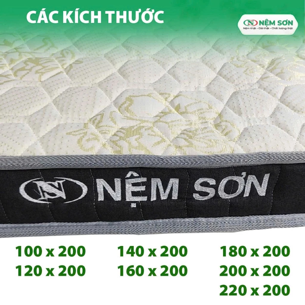 Nệm Cao Su Thiên Nhiên Nệm Sơn 10cm: Êm Ái & Nâng Đỡ Vượt Trội - Image 2