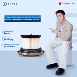 Bộ lọc HEPA cho Máy hút bụi cầm tay tích hợp ECOVACS X2 Combo/ T30S COMBO (Handheld Vacuum) DFI010027