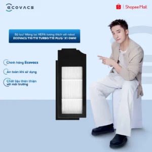 Bộ lọc/ Màng lọc HEPA tương thích với robot Ecovacs T10/T10 Turbo/T10 Plus/ X1 OMNI