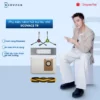 Phụ kiện robot hút bụi lau nhà Ecovacs T8 | Hộp phụ kiện | Chổi cạnh | Set 3 túi rác - Chính Hãng