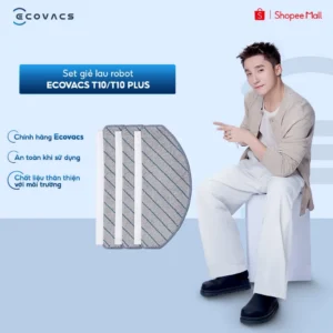 Set giẻ lau robot Ecovacs T10/T10 Plus có thể giặt - Giẻ Ecovacs T10