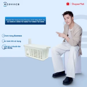 Module khử trùng ion bạc Ecovacs chính hãng dành cho X2 Omni/ X1 Omni/ T10 Omni/ T10 Turbo/T20 Omni - Diệt khuẩn