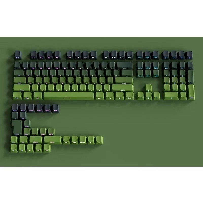 Keycap xuyên led GRADIENT mặt trên, side print profile CHERRY PBT siêu đẹp