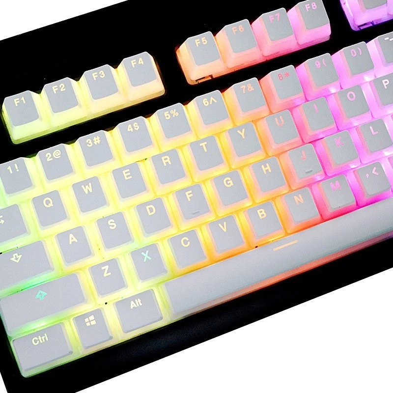 Keycap Bánh Pudding LED xuyên viền – Profile OEM – Chất liệu PBT cao cấp dành cho các dòng bàn phím