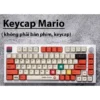 Keycap Mario đỏ với chất liệu PBT profile Cherry cực chất dành cho các dòng bàn phím cơ 126 phím