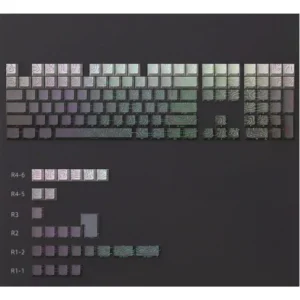 Bộ Keycap Contour ToPo GRAPHIC - Xuyên Led - Mạch Xuôi - PBT Double shot - OEM