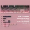 Bộ Keycap Contour ToPo GRAPHIC - Xuyên Led - Mạch Xuôi - PBT Double shot - OEM