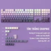 Bộ Keycap Contour ToPo GRAPHIC - Xuyên Led - Mạch Xuôi - PBT Double shot - OEM