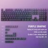 Bộ Keycap Contour ToPo GRAPHIC - Xuyên Led - Mạch Xuôi - PBT Double shot - OEM