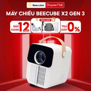 Máy Chiếu Mini BEECUBE X2 MAX Gen 3 Hệ Điều Hành Android , Full HD 1080 - Bảo Hành 12 Tháng