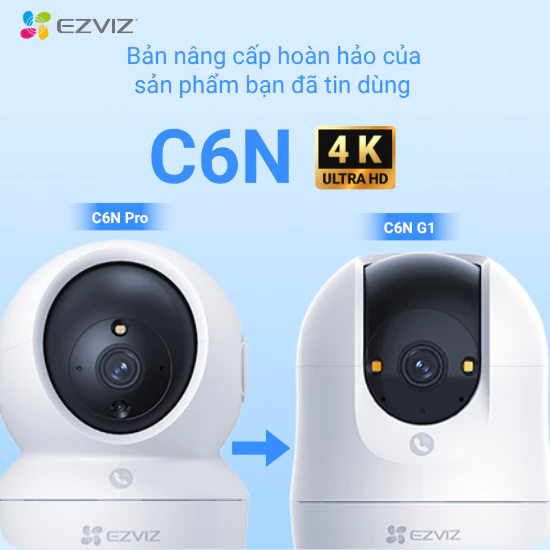 Camera Wifi EZVIZ C6N G1 8MP 4K - Bản Nâng Cấp Thông Minh 2024 - Image 3