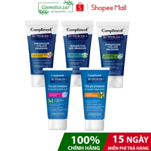Sữa Rửa Mặt Compliment No Problem ngăn ngừa mụn sạch sâu 200ml