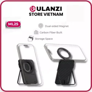 Ulanzi ML25 – Ví Đựng Thẻ MagLock Chống RFID, Hợp Kim Nhôm, Thiết Kế Slim (M095)