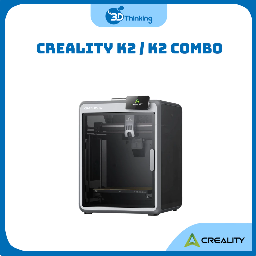 Máy In 3D FDM Nhiều Màu Creality K2 / K2 Combo Bản Quốc Tế (Hỗ Trợ Kỹ Thuật Trọn Đời)