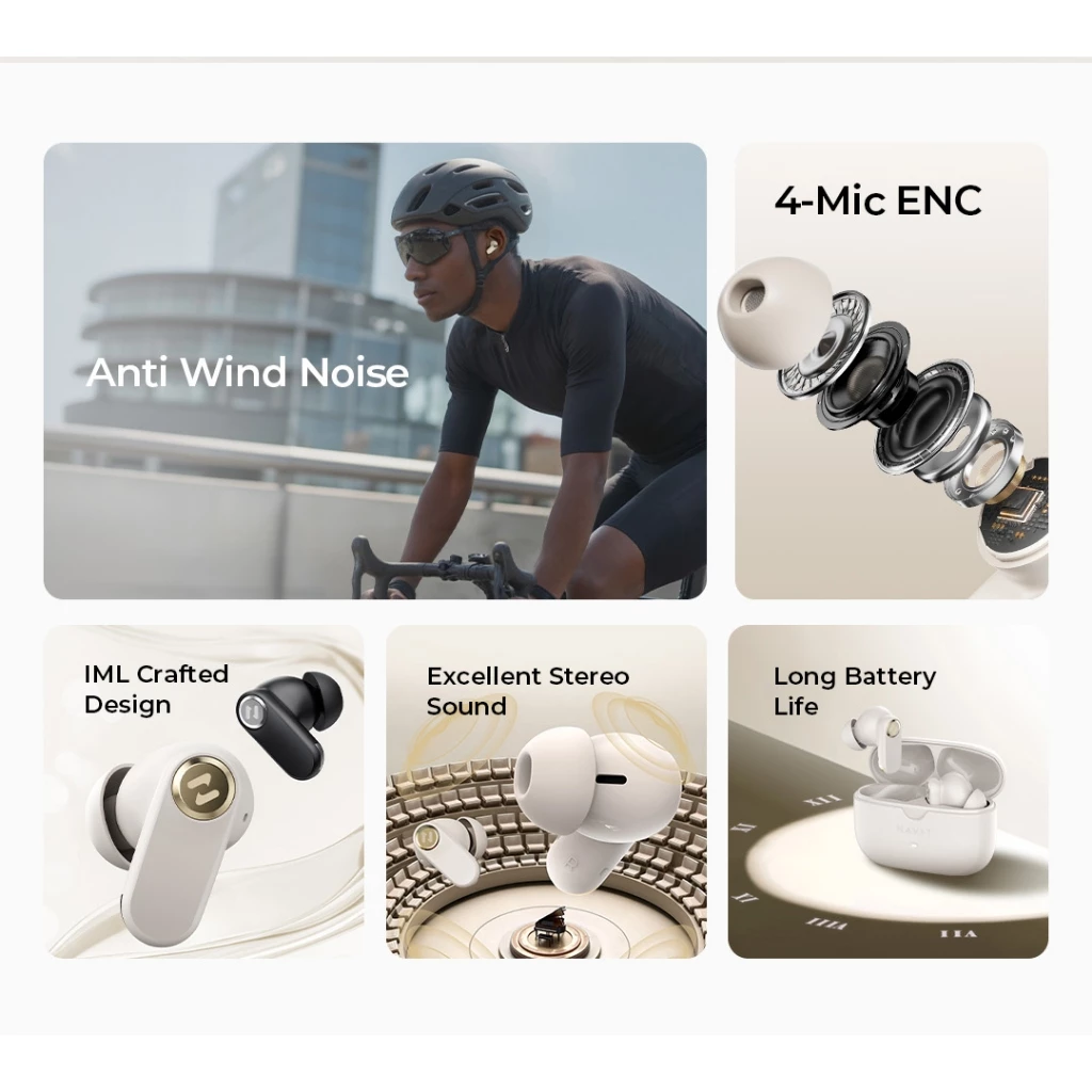 Tai Nghe Havit TW992 ANC - Chống Ồn Gió, Pin 34H, Giá Rẻ - Image 2