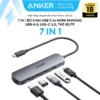 Hub chuyển đổi đa năng Anker, 7 in 1 Bộ chia USB C sang HDMI 4K@60Hz, USB-A & USB-C 3.0, Thẻ SD/TF- A83D2