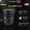 VILTROX AF 16mm F1.8 Full-Frame or Nikon Z-Mount - HÀNG CHÍNH HÃNG