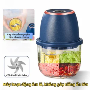 Máy xay tỏi và tiêu cầm tay điện mini - Máy xay tỏi và tiêu tiện lợi, Máy xay nhà bếp