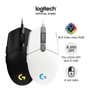 [Livestream] Chuột gaming có dây Logitech G203 Lightsync - Tùy chỉnh RGB, 6 nút lập trình, nhẹ