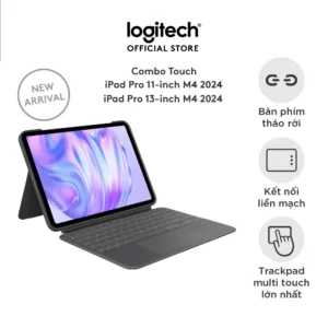 [Livestream] Bao da case iPad kiêm bàn phím Logitech Combo Touch cho iPad Pro M4 11 inch | iPad Pro M4 13 inch