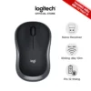 Chuột không dây Logitech M186 - USB, nhỏ gọn, thuận cả 2 tay, phù hợp PC/Laptop