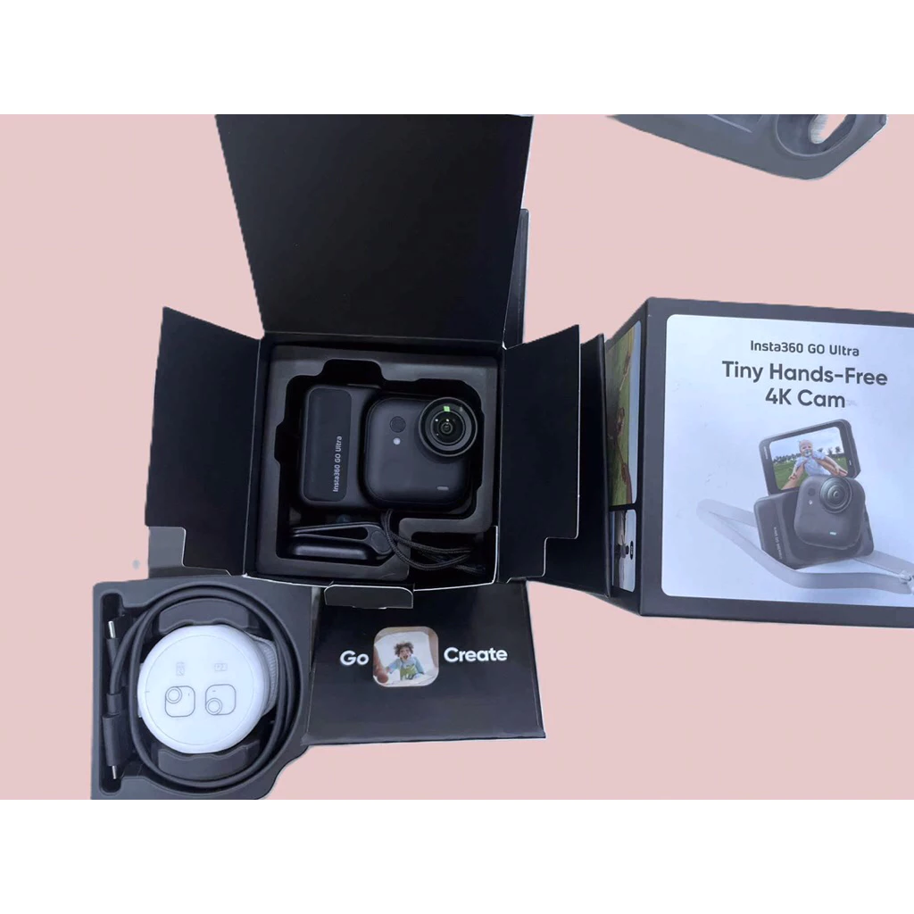 Insta360 Go Ultra: Camera Hành Trình 4K Siêu Nhỏ Gọn 53g