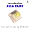 Combo Switch AULA Rainy - 5 pin - Switch bàn phím cơ - Linear - 45g - Pre-lube