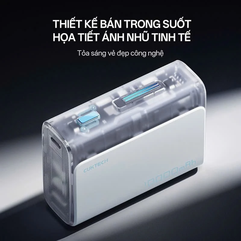 Sạc Dự Phòng CUKTECH Mini 10000mAh 30W/55W Cho iPhone 15/16
