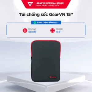 Túi chống sốc bảo vệ Laptop 15 inch, chất liệu dày dặn, khóa kéo mượt mà, thiết kế tối giản thanh lịch