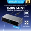 [NEW] Đế sạc Anker Prime Docking Station 14-in-1 | 3 màn hình DisplayLink | Công suất 160W | Sạc nhanh 140W – A83B3