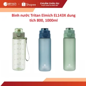 Bình nước Tritan Elmich EL143X dung tích 800, 1000ml