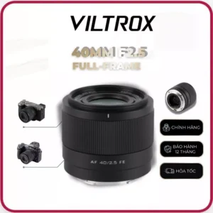 VILTROX AF 40mm F2.5 Full-Frame For Sony E/ Nikon Z Mount - Hàng Chính Hãng
