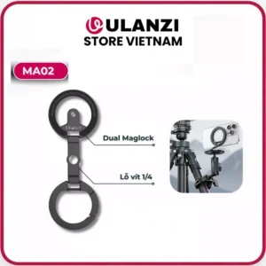 ULANZI MA02 (M067) - Giá Đỡ Từ Tính Hai Mặt Cho Điện Thoại Có MagSafe, Lỗ Vít 1/4''