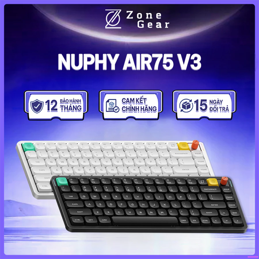 Review Nuphy Air75 V3: Bàn Phím Cơ Low Profile Đáng Mua Nhất