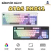 Bàn phím giả cơ ZK011 Full size - LED Viền - Dây type-C - Có led - Bấm êm - Kết nối mọi thiết bị