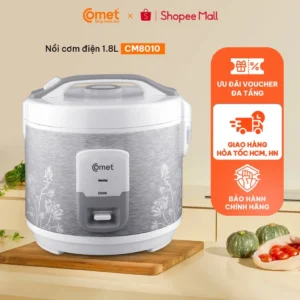 [KHO HCM] Nồi cơm điện nắp gài 1.8L COMET - CM8010