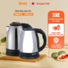[KHO HCM] Bình đun siêu tốc 2 lớp 1.5L và 1.8L, inox 201