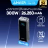 [NEW] Sạc dự phòng Anker Prime 26.250mAh 300W | 3 cổng 2C1A | Hỗ trợ màn hình & App | Dành cho Laptop, ịPhone - A110A