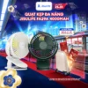 Quạt Kẹp Đa Năng Jisulife FA29A Cao Cấp Mát 360 Độ | Pin 4000mAh Sạc Nhanh Sử Dụng Đến 12h | Chính Hãng - BH 12 Tháng