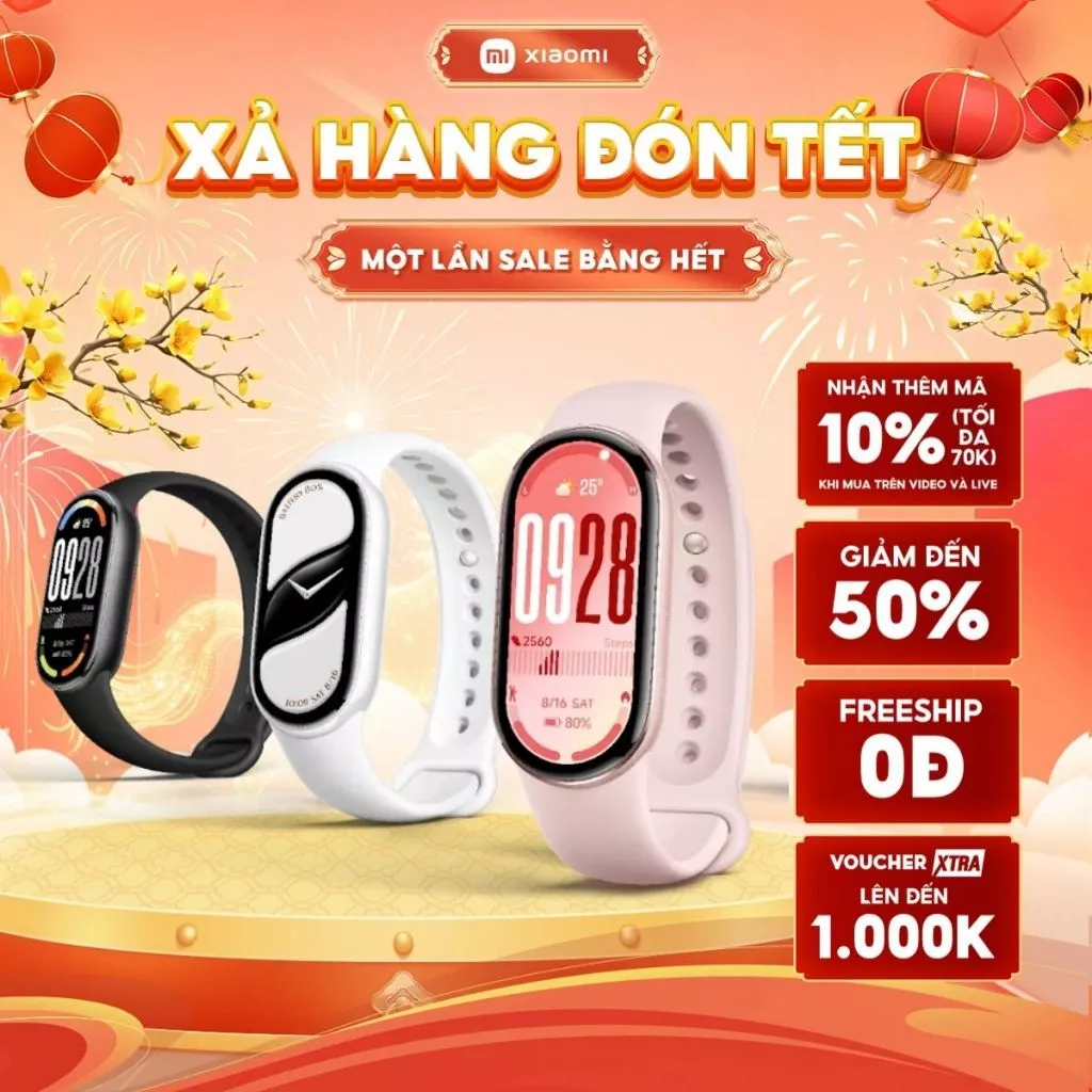 Vòng Đeo Tay Xiaomi Mi Smart Band 10 - Màn Hình 1.72" AMOLED, Pin 21 Ngày