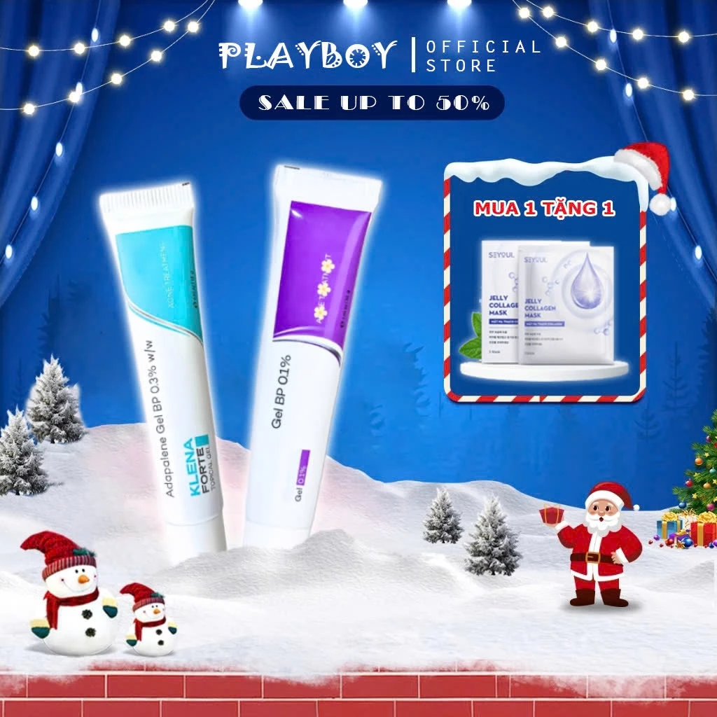 Gel Mụn Klena 0,1 và 0,3 hỗ trợ mụn ẩn, mụn đầu đen mụn trứng cá và ngừa mụn