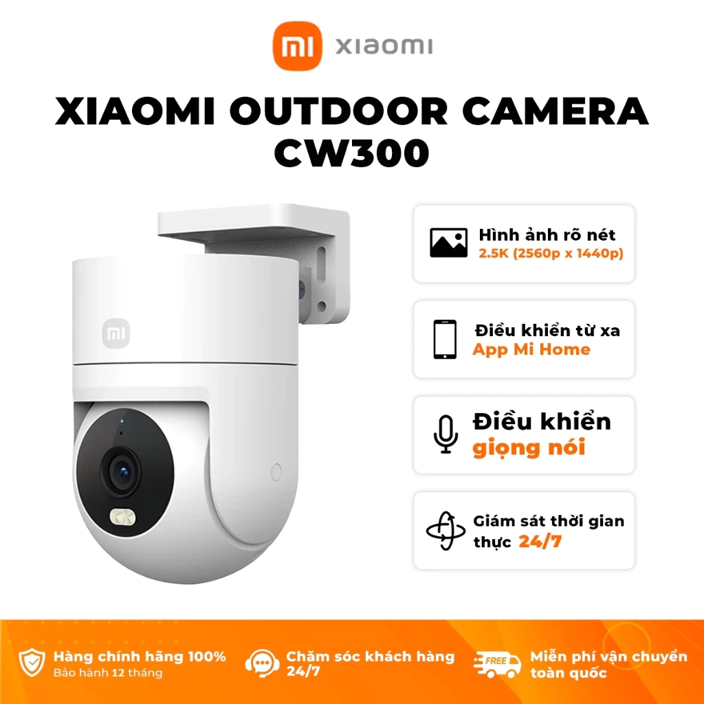 Camera Ngoài Trời Xiaomi CW300 2.5K - Xoay 360°, Siêu Nét, Bản Quốc Tế - Image 2