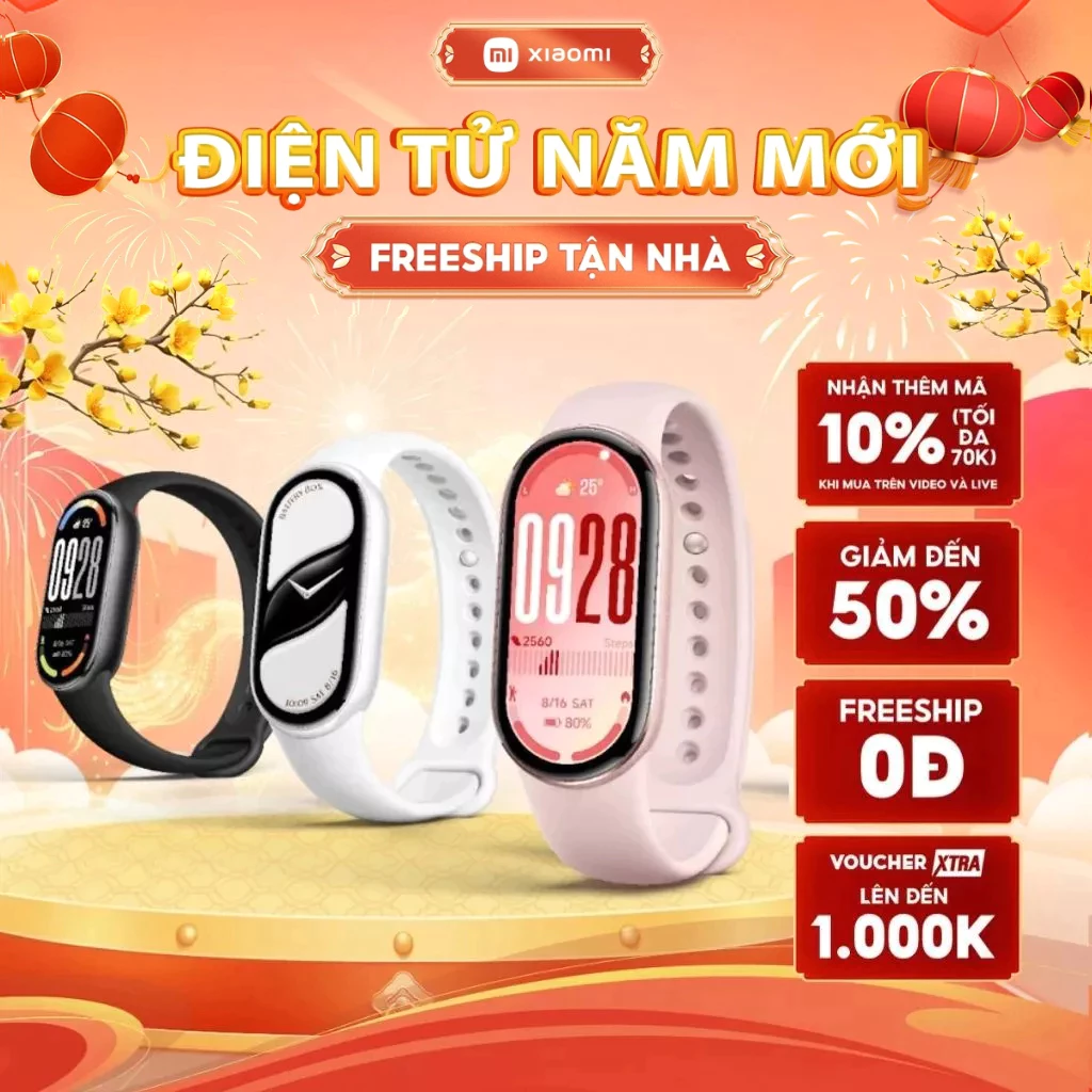 Vòng Đeo Tay Thông Minh Xiaomi Mi Band 10 Chính Hãng