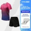 [TẶNG TẤT]Set đồ chạy bộ Áo Thun Nam thể thao Graphic và Quần short Maxcool thoáng khí Coolmate