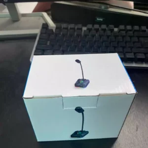 Micro Máy Tính, Laptop MK10 LED RGB Thu Âm Chống Nhiễu Kết Nối Jack USB Hoặc 3.5mm Dùng Live Stream