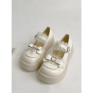 [SẴN] Giày oxford phong cách lolita - Giày oxford ulzzang phong cách gothic Nhật Bản đế bằng